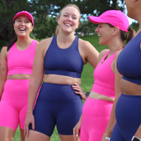 HIGH-NECK SPORTS BRA