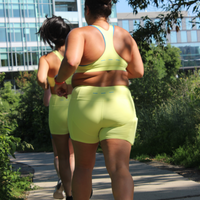 HIGH-RISE 4" SHORT // HONEYDEW