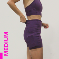 MID-RISE 4" SHORT // DISCO