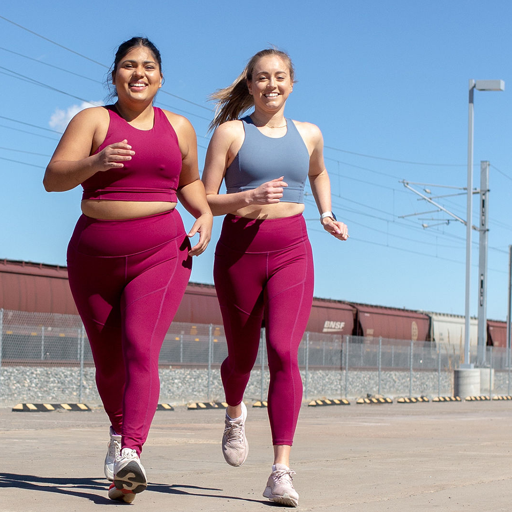 Girl running leggings cheap