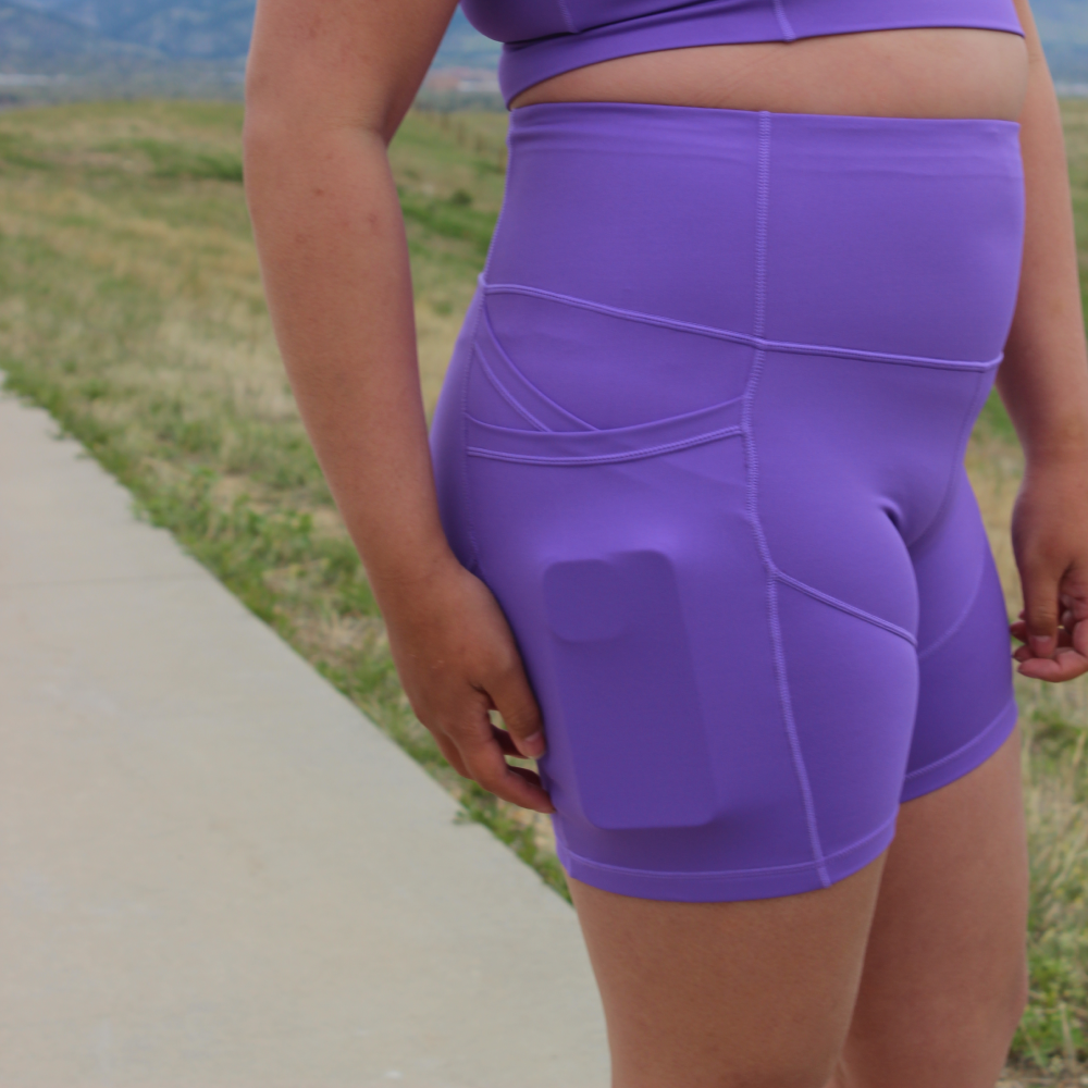 HIGH RISE 5" SHORT // COSMIC PURPLE