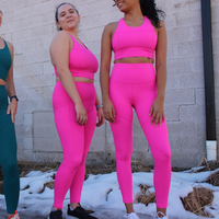 HIGH-RISE LEGGING 25" // HOT PINK