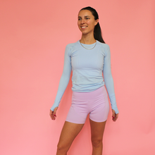 LONG SLEEVE RUN SHIRT // SKY BLUE