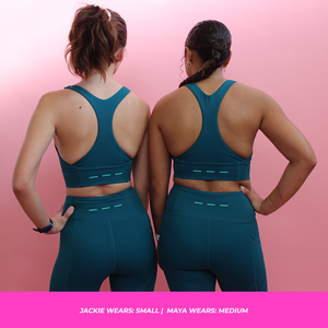 MID-NECK SPORTS BRA // ULTRA MARINE
